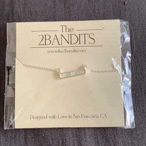 The 2Bandits Opalescent Rectangle Necklace